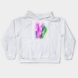 Abstract feathers Kids Hoodie